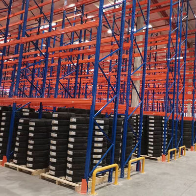 Heavy-Duty Steel Pallet Racking System, 5000kg Load Capacity, Adjustable Stackable Design | For Warehouse Storage