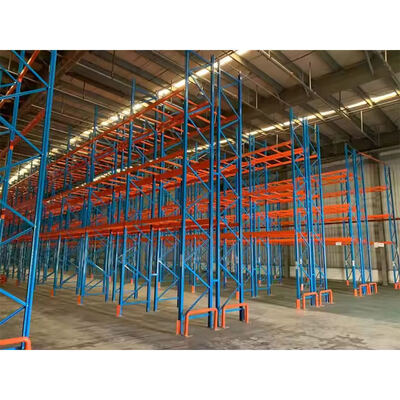 5-Level Heavy-Duty Selective Pallet Storage Racking, Anti-Corrosion Industrial Steel Warehouse Shelving