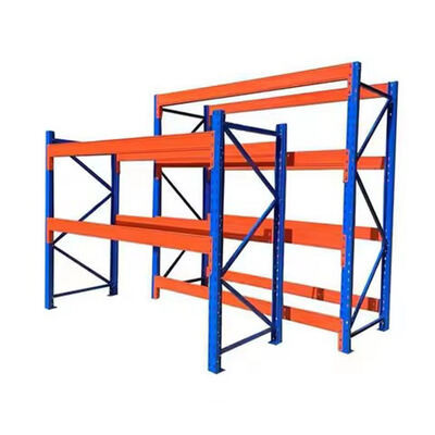 5-Level Heavy-Duty Steel Beam Rack System with Selective Anti-Corrosion Teardrop Design for High-Efficiency Warehouse Storage
