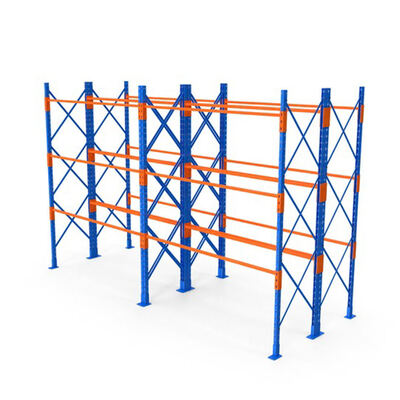 Custom Heavy-Duty Industrial Racking with Powder-Coated Finish for Durable 5-Level Warehouse Storage
