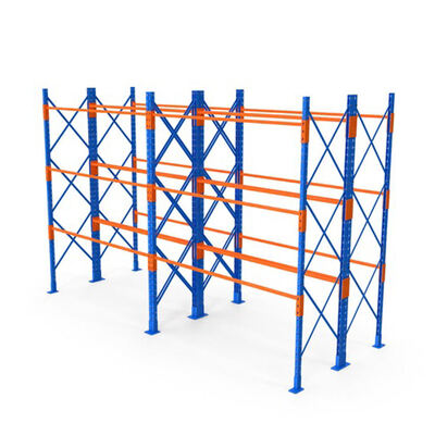 Custom Heavy-Duty Industrial Racking with Powder-Coated Finish for Durable 5-Level Warehouse Storage