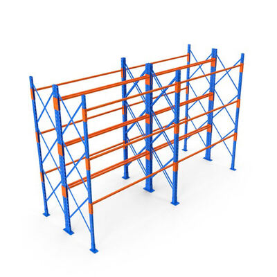 Custom Heavy-Duty Industrial Racking with Powder-Coated Finish for Durable 5-Level Warehouse Storage