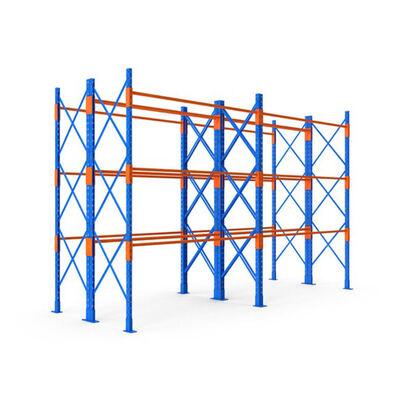 Custom Heavy-Duty Industrial Racking with Powder-Coated Finish for Durable 5-Level Warehouse Storage