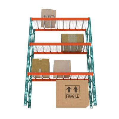 Customizable Heavy-Duty Industrial Metal Rack System, 5-Level Adjustable Shelving with Beam Pallets for High-Efficiency Warehouse Storage