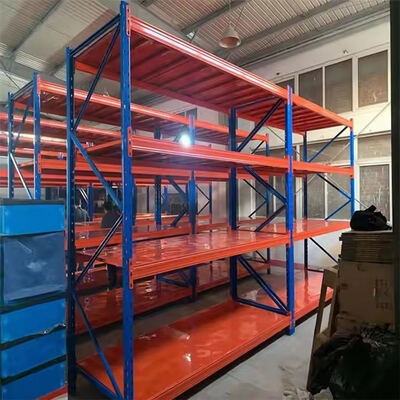 High-Quality 4-Level Medium-Duty Metal Racking, Custom Corrosion-Resistant Warehouse Racking & Stacking Racks