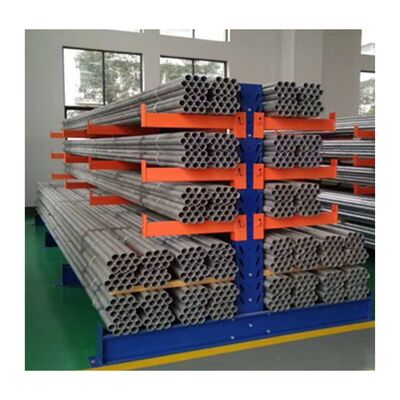 Adjustable steel arms for long material storage, with a maximum load capacity of 5000 kg