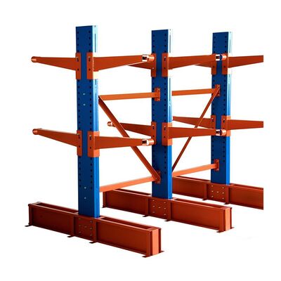 Custom Heavy-Duty Steel Shelving, Industrial-Grade Cantilever Storage Racking with Durability and Corrosion Protection