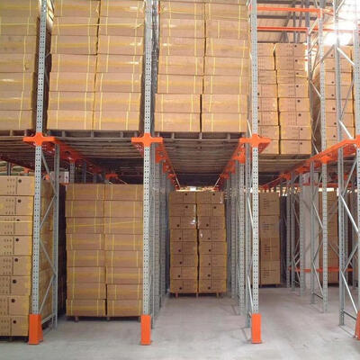 High Load Capacity Drive-In Pallet Racking, Space-Saving, Durable, 5-Level Steel Through Racking for Warehouses, Competitive Price