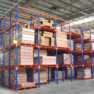 High-Quality Classic Drive-In Pallet Racking with 5-Level High-Efficiency Storage Structural Beams, High-Density Stacking Racking