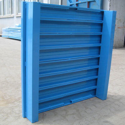 Custom Heavy-Duty Steel Pallets with High-Performance Galvanized Surface, Stackable for Warehouse Storage of Goods and Storage Equipment