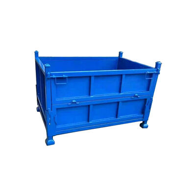 Heavy-duty foldable agricultural storage box for agricultural products and equipment storage