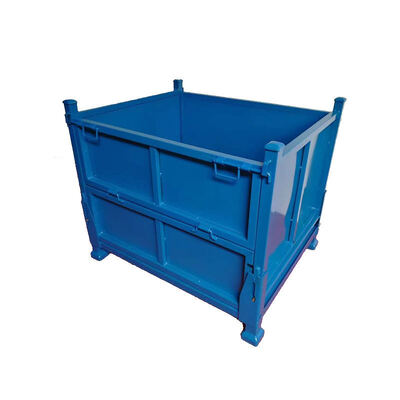 Heavy-duty foldable agricultural storage box for agricultural products and equipment storage