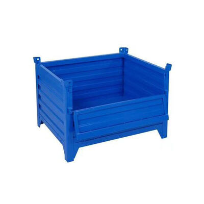 Heavy-duty foldable agricultural storage box for agricultural products and equipment storage