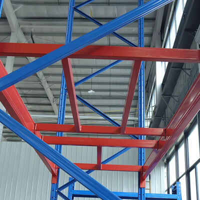 Heavy-Duty Selective Pallet Racking, 5-Level Anti-Corrosion Steel Racking for Industrial Warehouse Storage