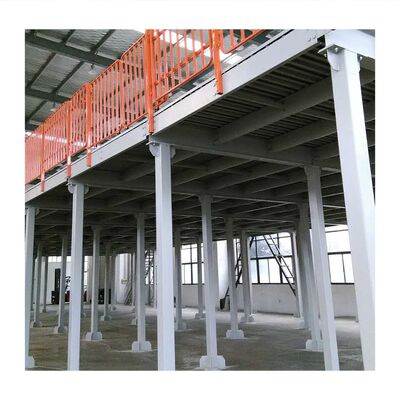 High-Capacity 5-Level Steel Mezzanine Floor Racking System for Multi-Level Warehouse Optimization