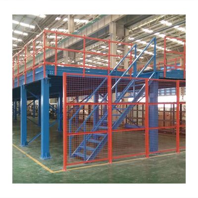 Seismic-Designed Steel Mezzanine Racking System for High-Density Logistics Centers