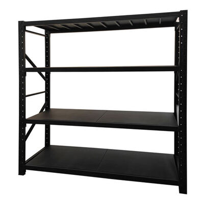 High-Quality 4-Level Medium-Duty Metal Racking, Custom Corrosion-Resistant Warehouse Racking & Stacking Racks