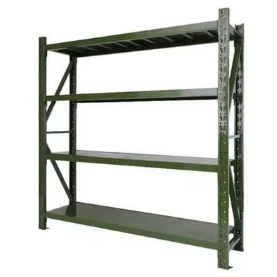 High-Quality 4-Level Medium-Duty Metal Racking, Custom Corrosion-Resistant Warehouse Racking & Stacking Racks