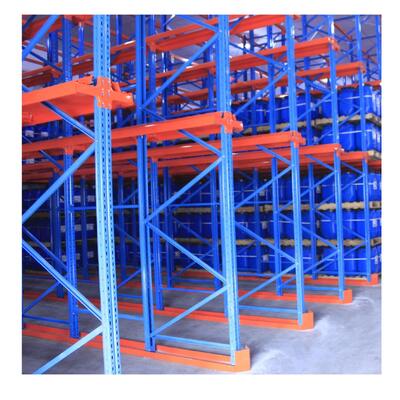CE Certified Heavy-Duty Drive-In Racking System, Exquisite 5-Level Through-Type Warehouse Racking