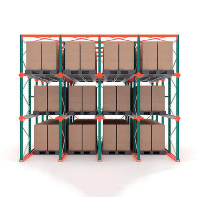 Efficient Through-Type Steel Pallet Racking System with 5-Level Drive-In Mode for Cost-Effective Storage Investment