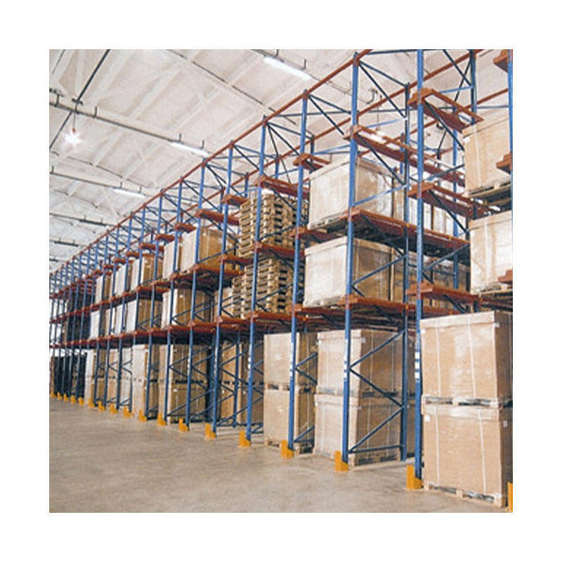 Custom Heavy-Duty 5-Level Metal Storage Rack System, Powder-Coated Beam Pallet Racking | For High-Efficiency Warehouse Storage