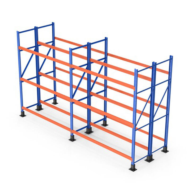 Custom Industrial Steel Selective Pallet Racking, Heavy-Duty Beam Rack, 5-Level Adjustable Multi-Tier, Corrosion-Resistant for Warehouse Storage