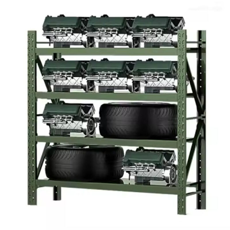 Custom Heavy-Duty 5-Level Steel Industrial Racking System with Powder Coated Finish for Warehouses, Garages and Industrial Applications