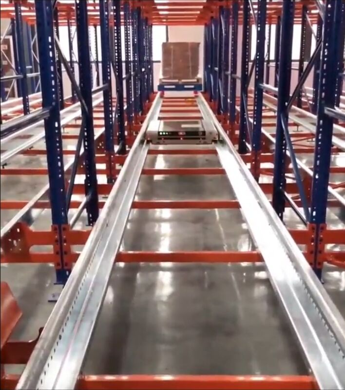 CE Certified Automated Warehouse Racking System with Radio Shuttle Racking and Durable Steel Pallet Racking