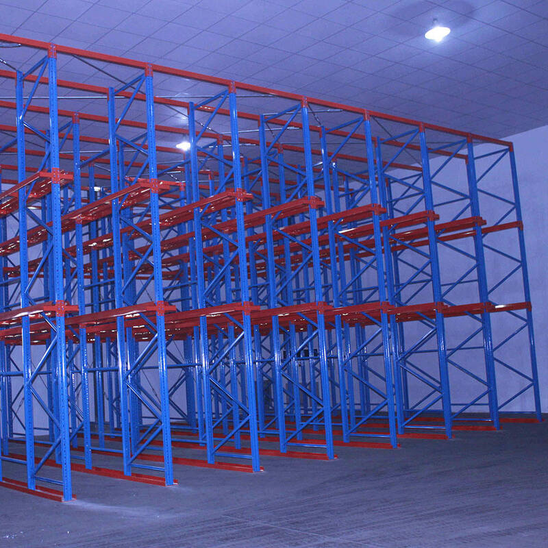 High Space Utilization 5-Level Industrial Drive-In Racking, Steel Bolted Structure & Adjustable, for Cold Storage & Food Warehouse