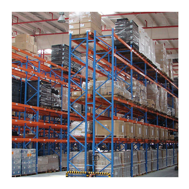 Custom Heavy-Duty 5-Level Metal Storage Rack System, Powder-Coated Beam Pallet Racking | For High-Efficiency Warehouse Storage