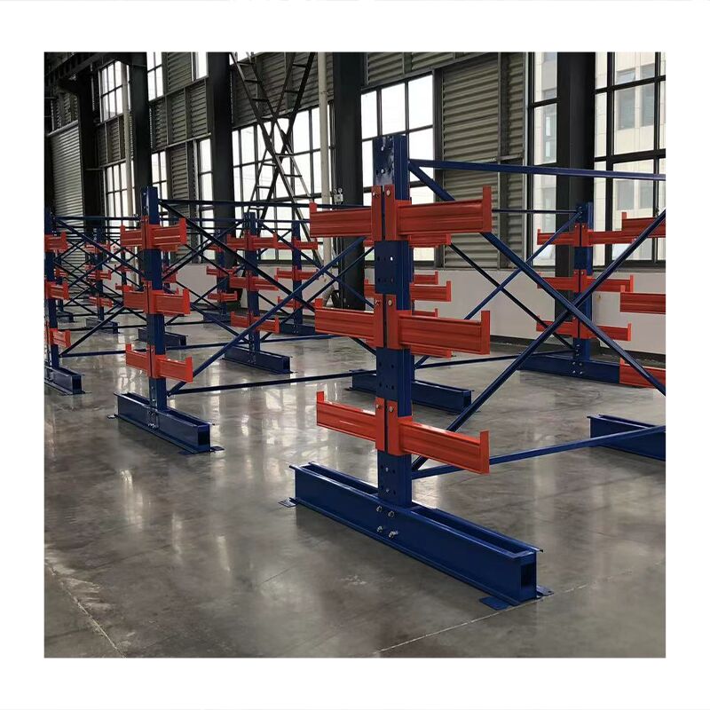 Custom Heavy-Duty Steel Shelving, Industrial-Grade Cantilever Storage Racking with Durability and Corrosion Protection