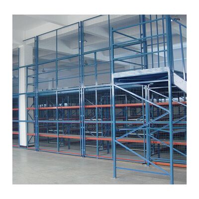 Customizable 2-Level Heavy-Duty Steel Warehouse Racking, 300 kg/m² Load Capacity, Adjustable, Rust-Proof Powder Coated, Durable for Industrial Use